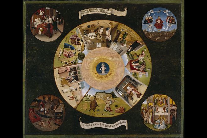 Hieronymus Bosch’s The Seven Deadly Sins and the Four Last Things