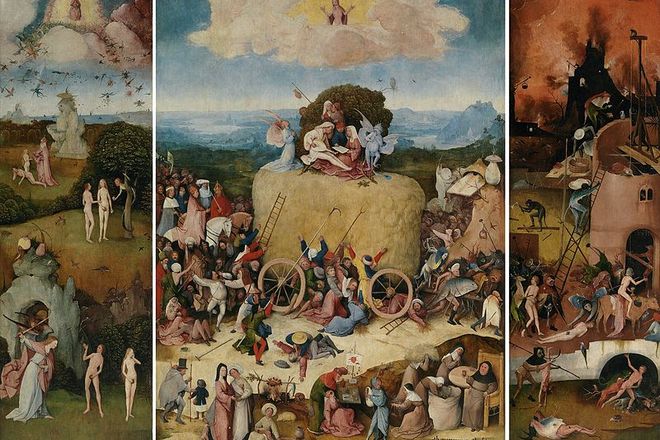 Hieronymus Bosch’s The Haywain Triptych