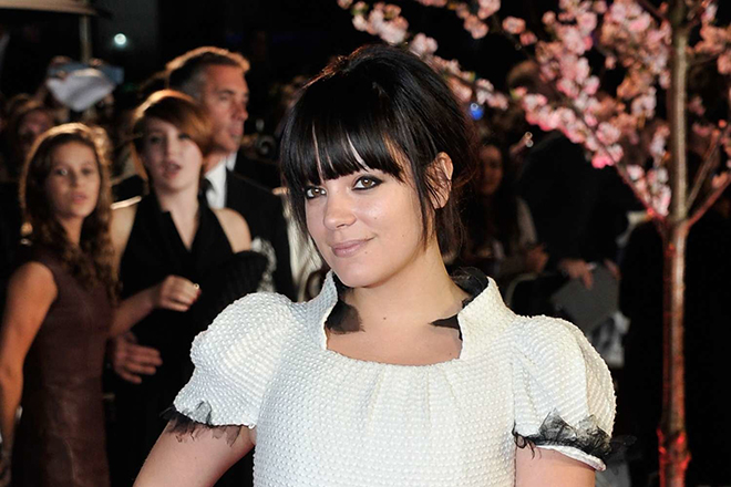 Lily Allen at a movie festival