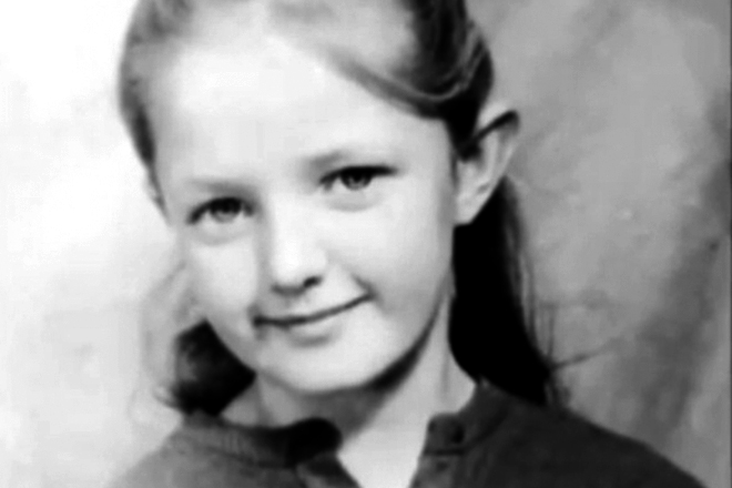 Bonnie Tyler in her childhood