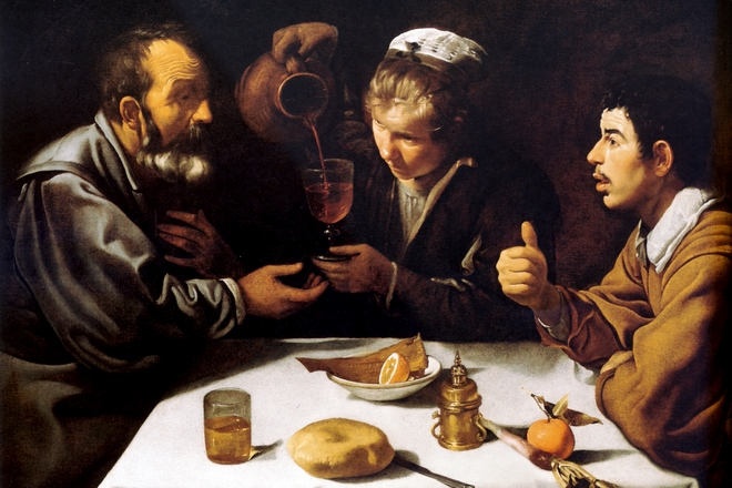 Painting By Diego Velázquez The Lunch