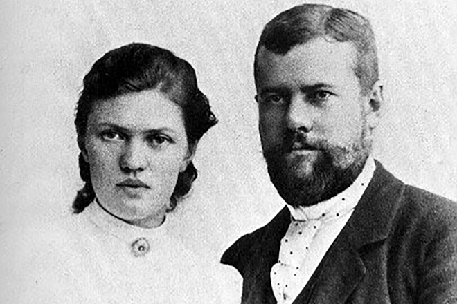 Max Weber and his wife, Marianne