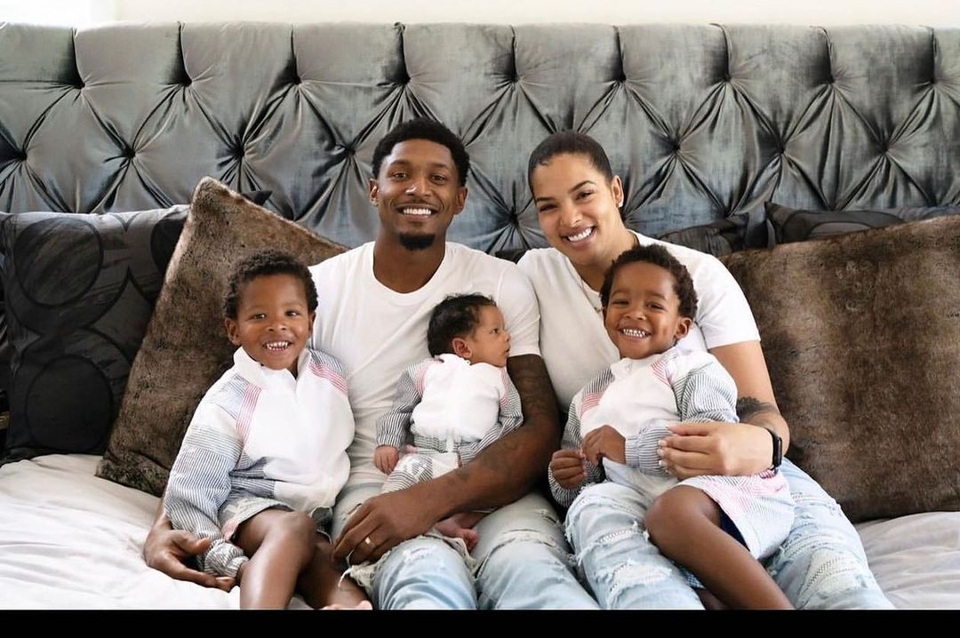 Bradley Beal with his family