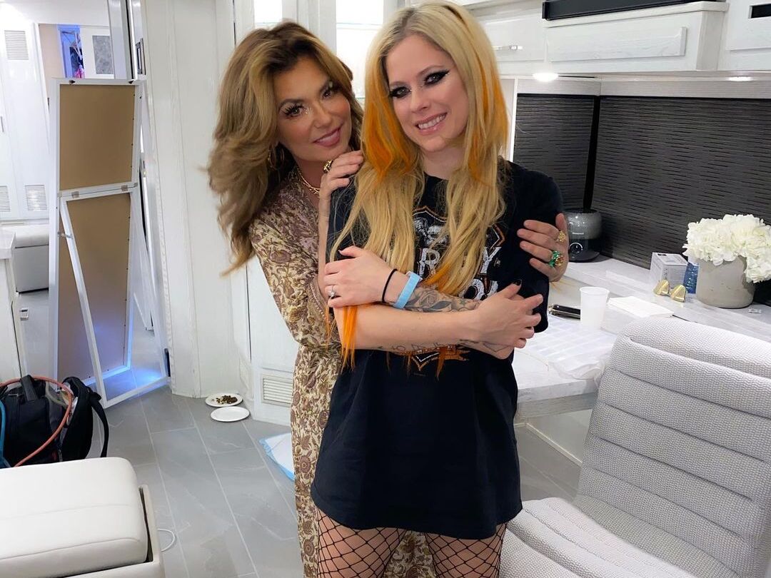 Shania Twain with Avril Lavigne