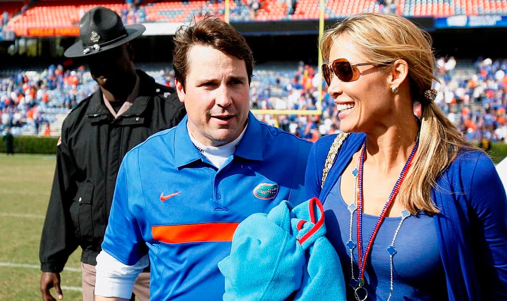 Will Muschamp with his wife