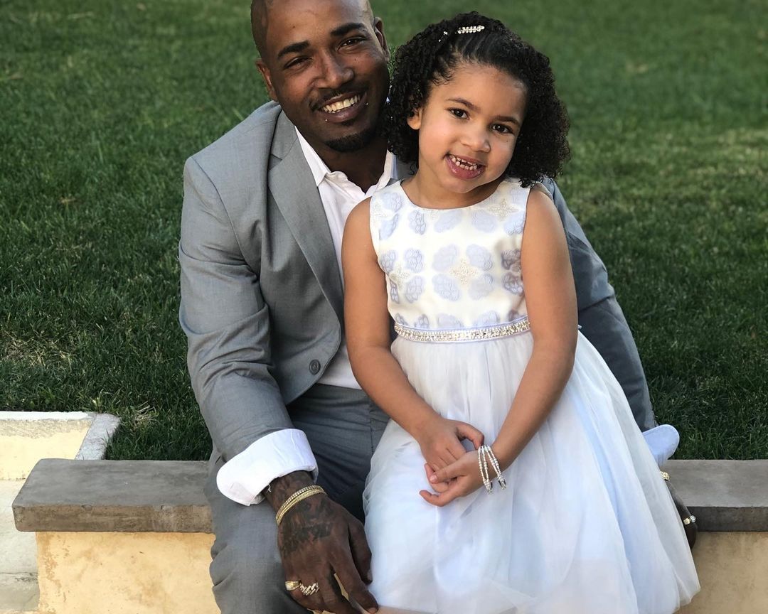 Bobby Green with his daughter