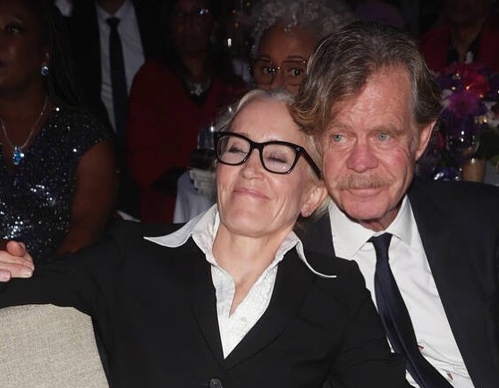 Felicity Huffman with William H. Macy