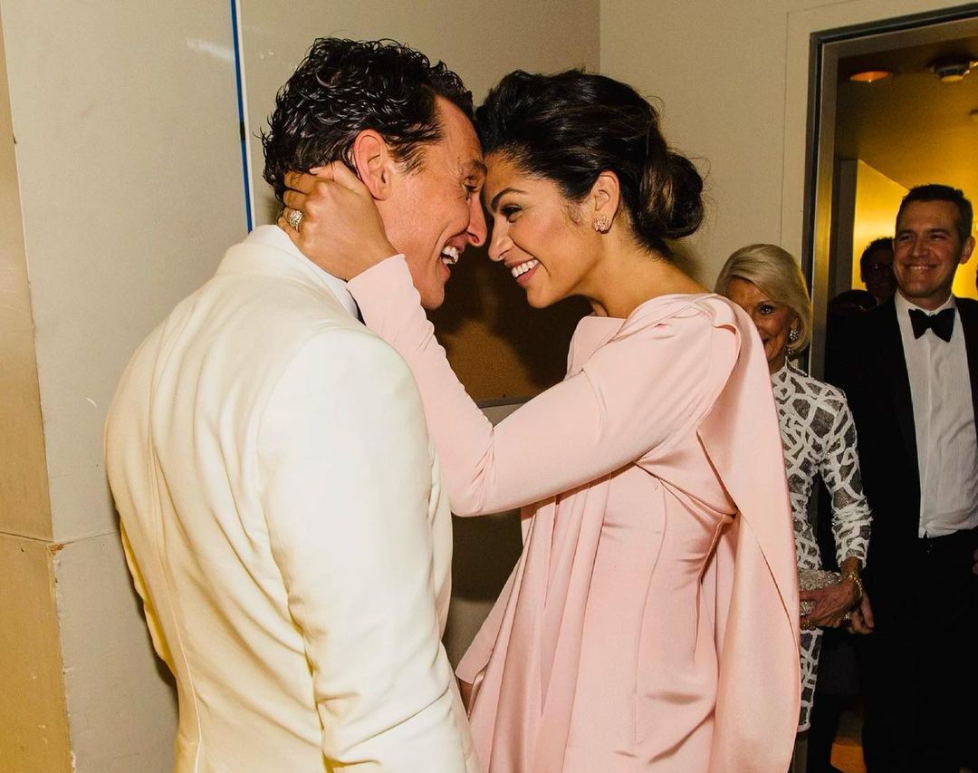 Camila Alves with Matthew McConaughey