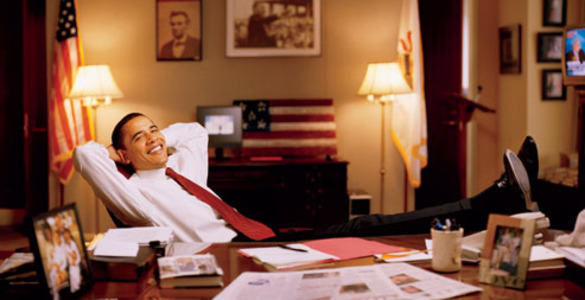 Barack Obama in the workplace