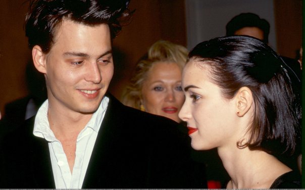 Winona Ryder and Johnny Depp