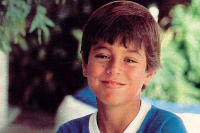 Enrique Iglesias in his childhood