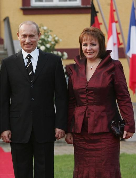 Lyudmila and Vladimir Putin