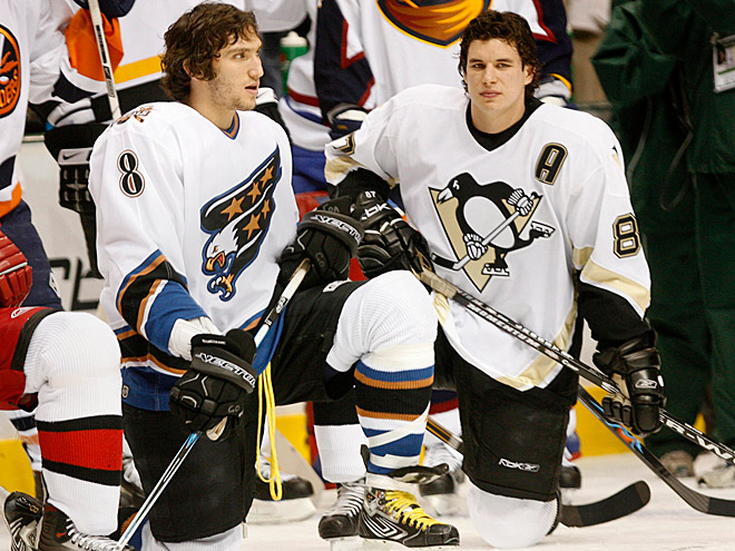 Alexander Ovechkin and Sidney Crosby