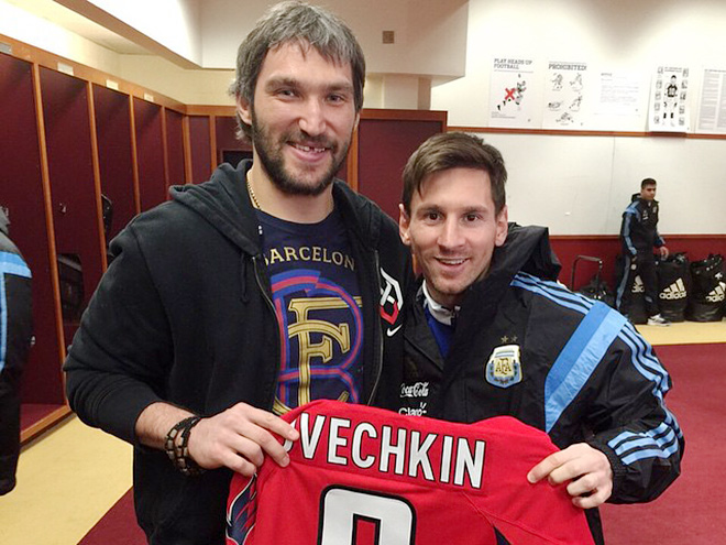 Alexander Ovechkin and Messi