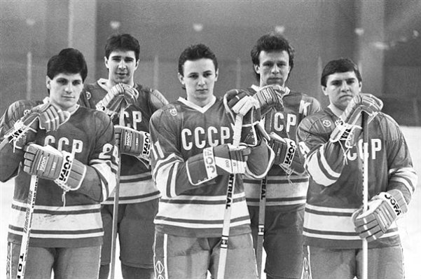 The legendary "Larionov Five"