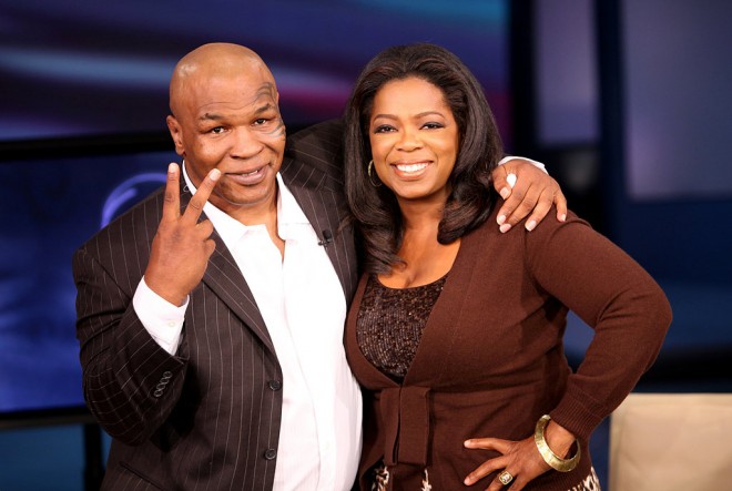 Mike Tyson and Oprah Winfrey