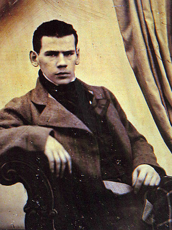 Leo Tolstoy in his youth