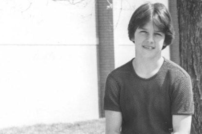 Tom Cruise in the childhood