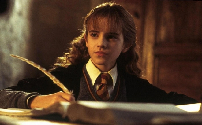 Emma Watson in the movie "Harry Potter and the Chamber of Secrets"