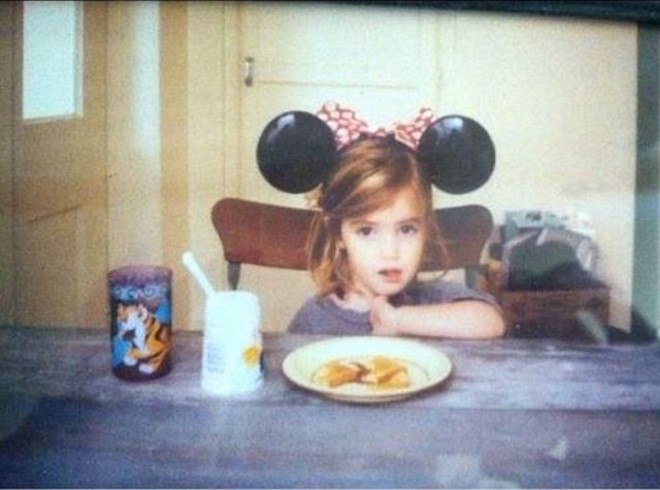 Emma Watson in childhood