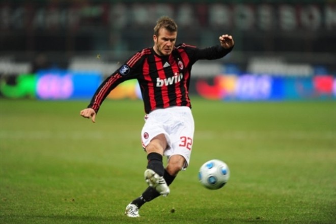 David Beckham in the "Milan"
