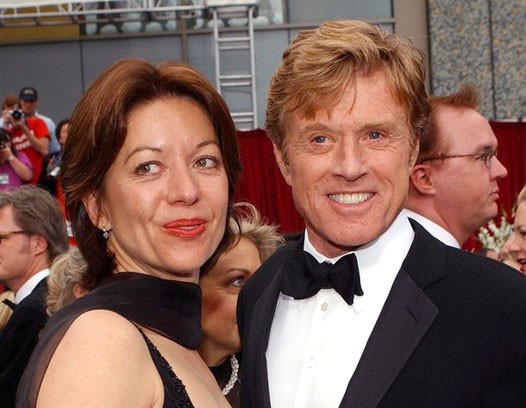Robert Redford and his wife