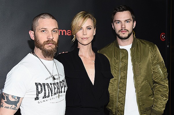 Tom Hardy, Charlize Theron and Nicholas Hoult