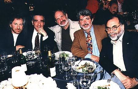 Martin Scorsese, Steven Spielberg, Brian De Palma, George Lucas and Francis Ford Coppola