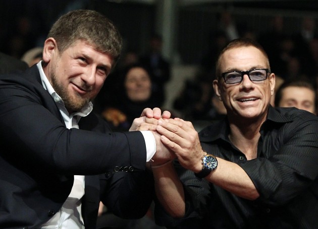 Ramzan Kadyrov and Jean-Claude Van Damme
