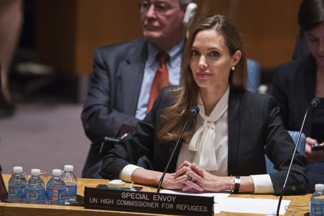 Angelina Jolie at the meeting