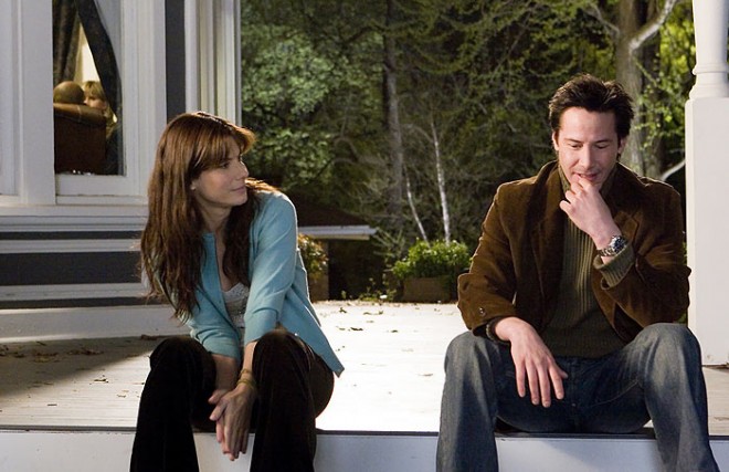 Keanu Reeves in the movie "The Lake House"
