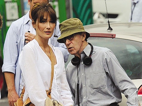 Woody Allen and Carla Bruni