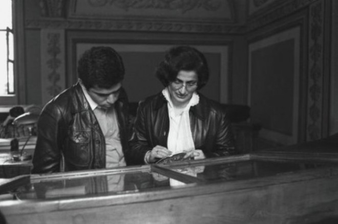 Young Garry Kasparov with his mother