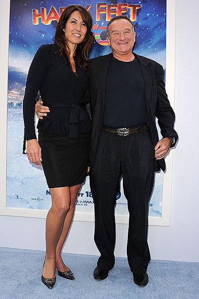 Robin Williams and his third wife Susan Schneider