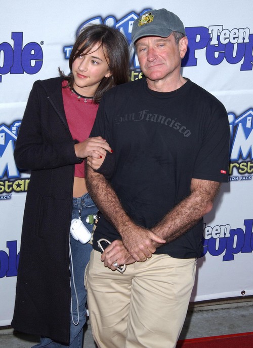Robin Williams with daughter