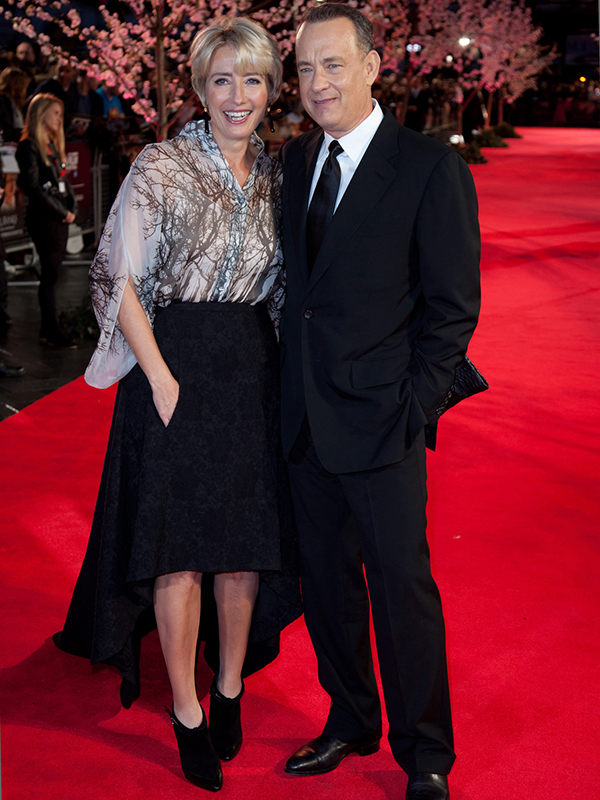 Tom Hanks and Emma Thompson at the premiere