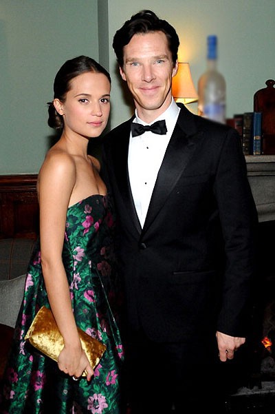 Alicia Vikander and Benedict Cumberbatch
