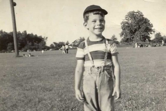 Stephen King as a child