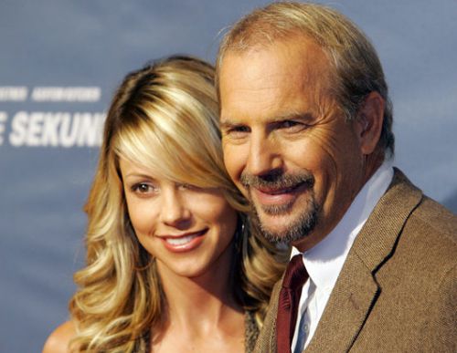 Kevin Costner and his wife