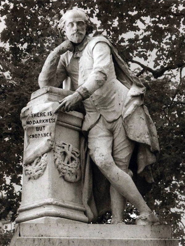 William Shakespeare. The monument in London