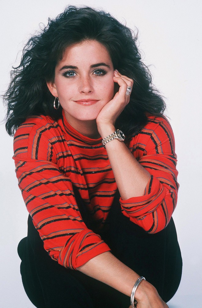 Courteney Cox in her youth