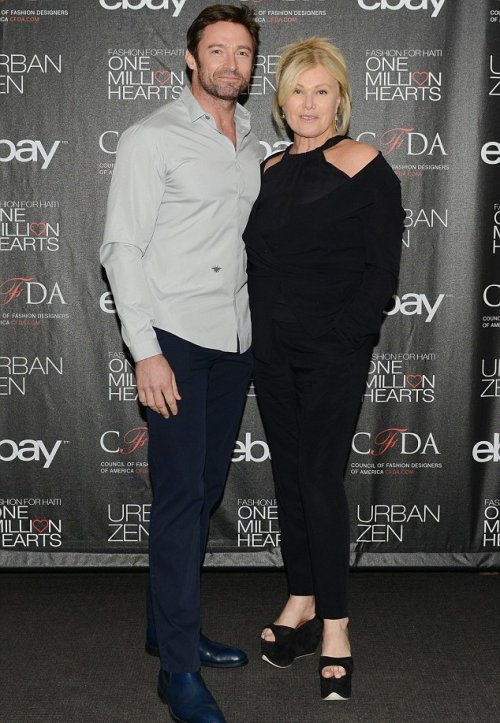 Hugh Jackman and his wife
