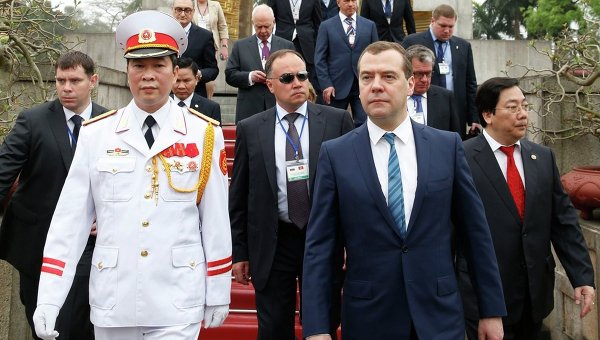 Dmitry Medvedev's visit to Vietnam