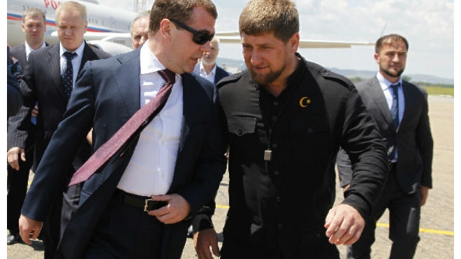 Dmitry Medvedev and Ramzan Kadyrov