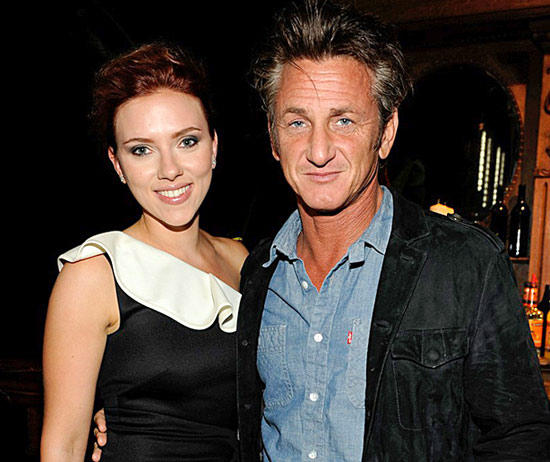 Sean Penn and Scarlett Johansson
