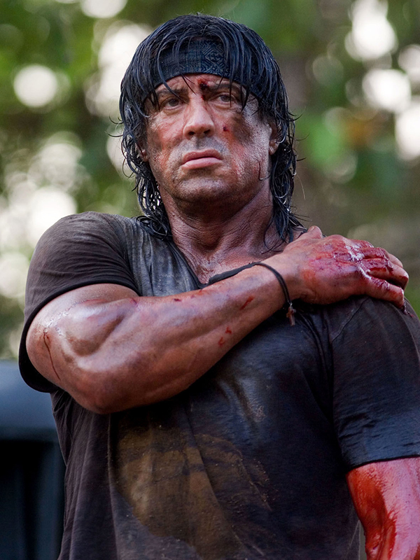 Sylvester Stallone in role Rambo
