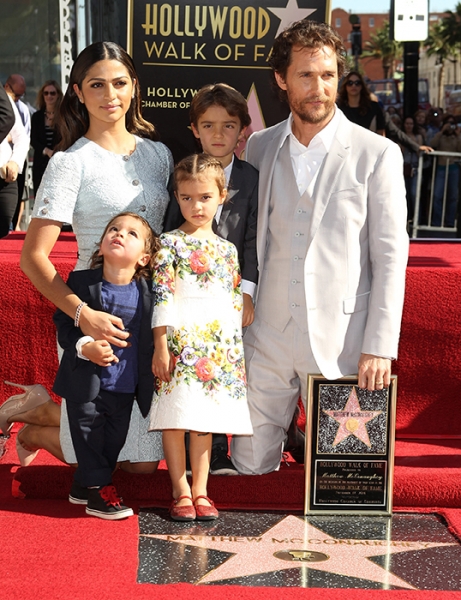 Matthew McConaughey and his family