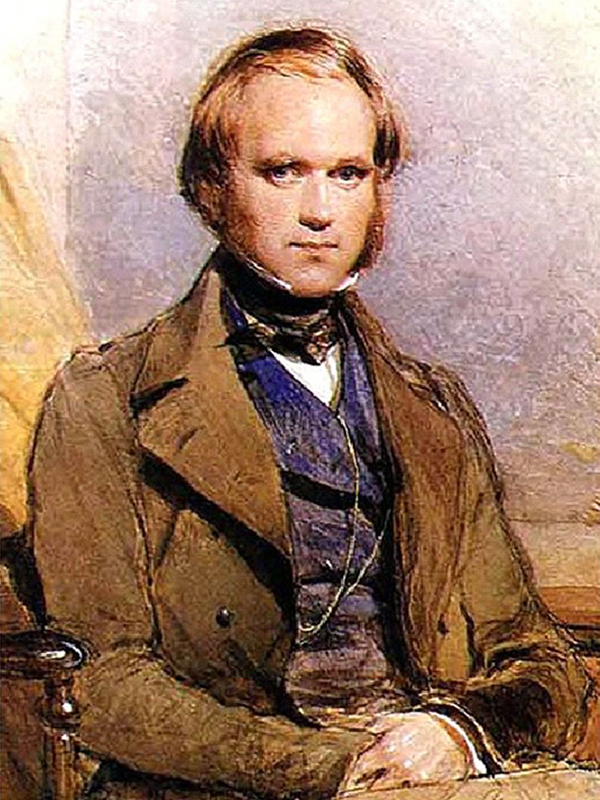 Charles Darwin in his youth