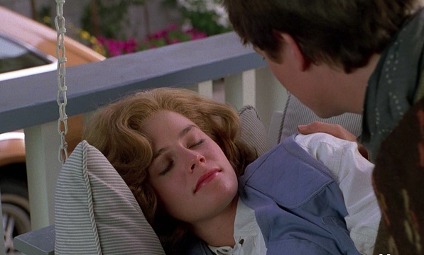 Elizabeth Shue in movie " Back to the future"