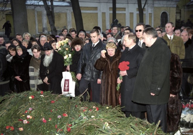 Anatoly Sobchak’s funeral